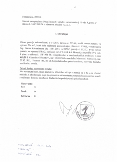 Uznesenie č. 2/2014 – fotografia 1